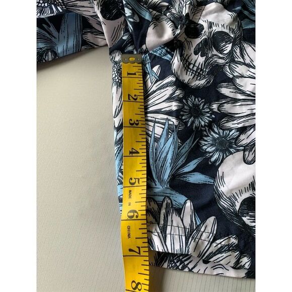 No‎ Boundaries Men's 3XL Skull Floral Swim Trunks Elastic Waist Multicolor - Picture 8 of 12